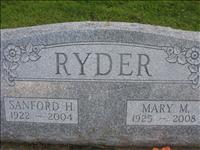 Ryder, Sanford H. and Mary M